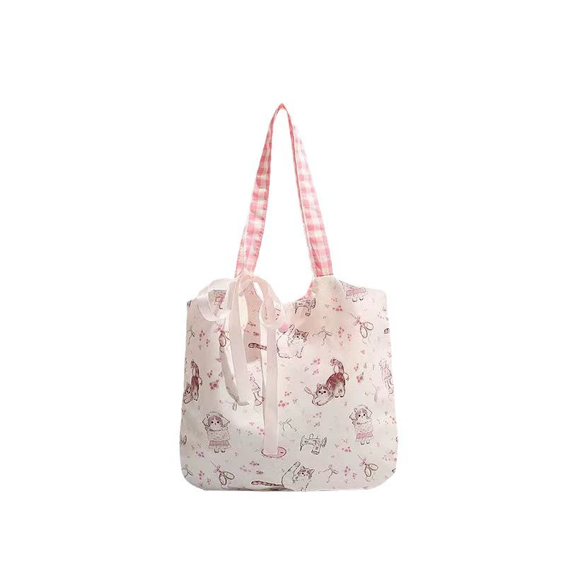 Cute shoulder bag, universal shopping bag