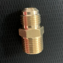 全铜宝塔头煤气软管天然气灶燃气接头46分内外丝格林头弯头热水器