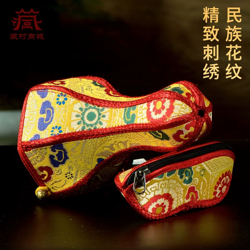 Modern protective case handmade, double-layer small bell, King Kong, with embroidery
