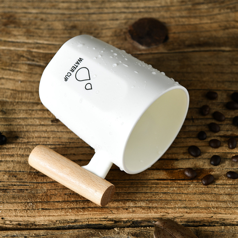 Zahnbürstenhalter Mit Holzgriff Im Nordischen Stil Für Das Bad_voghion.com