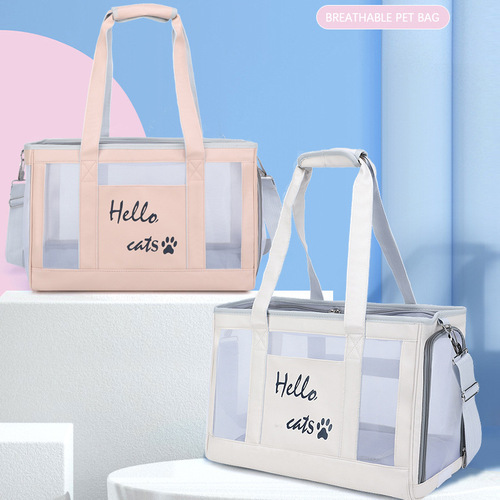 Cat Bag Pet Outing Portable Transparent Cat Crossbody Bag Portable Space Capsule Outing Shoulder Backpack Cat Supplies