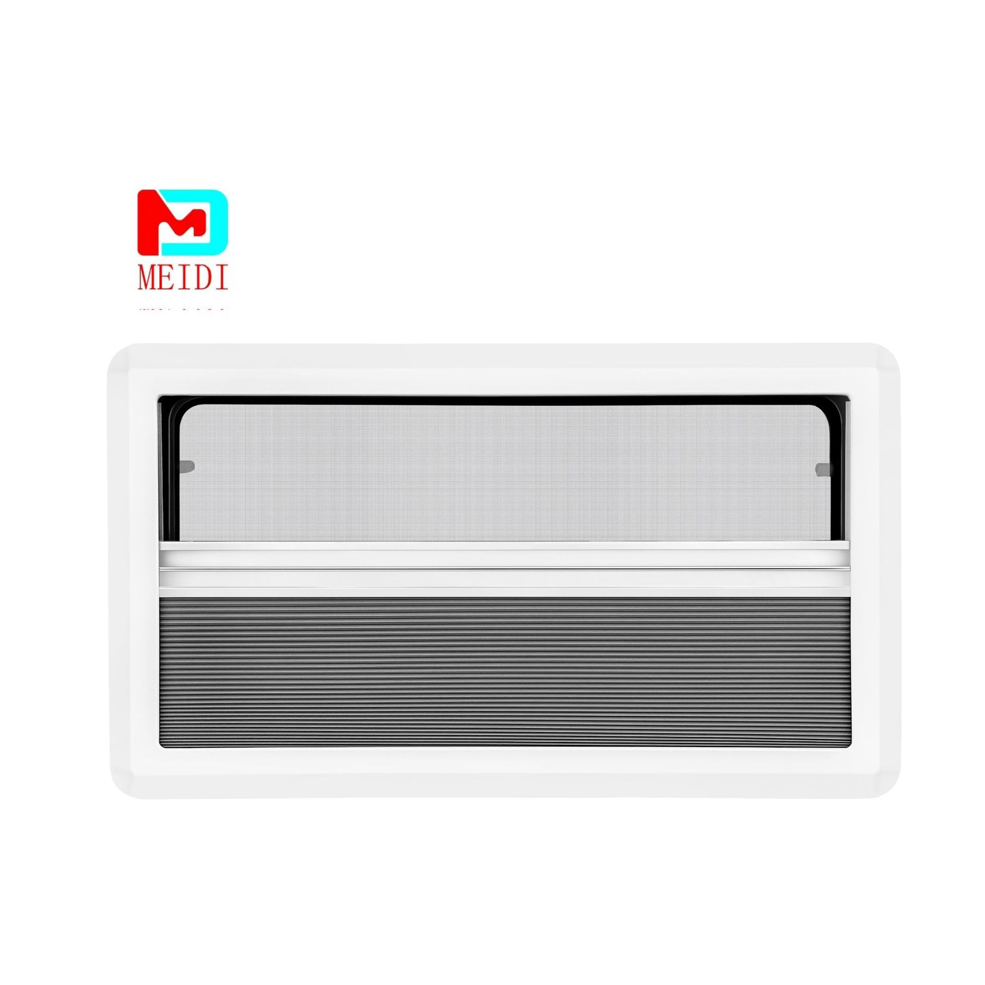 Serie MD-JPR10, ventana de empuje exterior en ángulo recto, cortina plisada, ventanilla de automóvil integral, ventana, accesorios de comercio exterior al por mayor