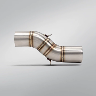Motorcycle exhaust middle section is suitable for Benelli TRK 502X pull truck modified exhaust pipe middle section tail section