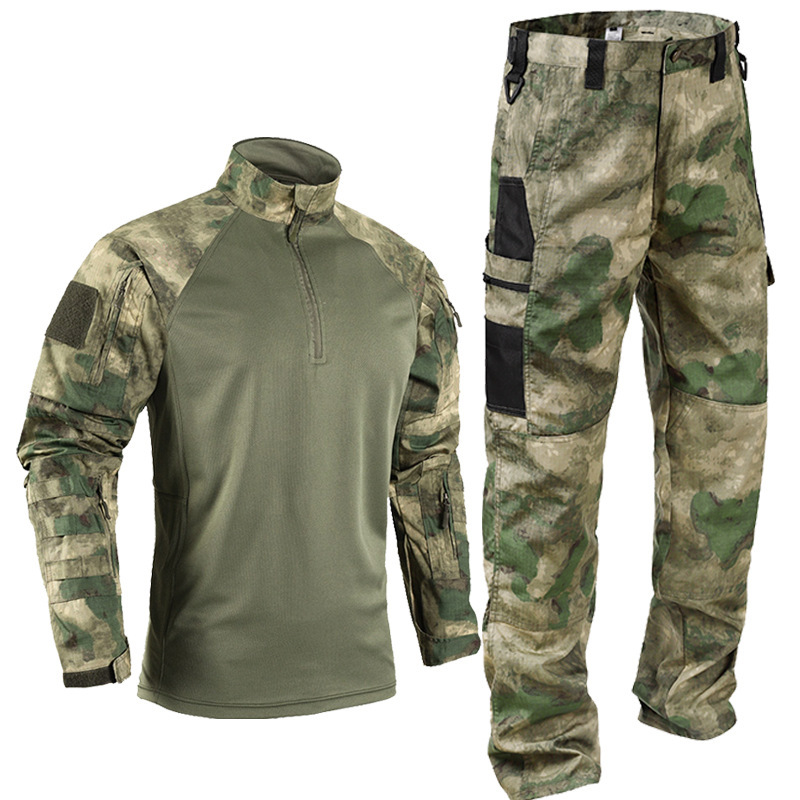 Authentic Replica Fu Combat Frog Suit Elastic Breathable Outdoor Tactical Training Camouflage Training Suit Manufacturer