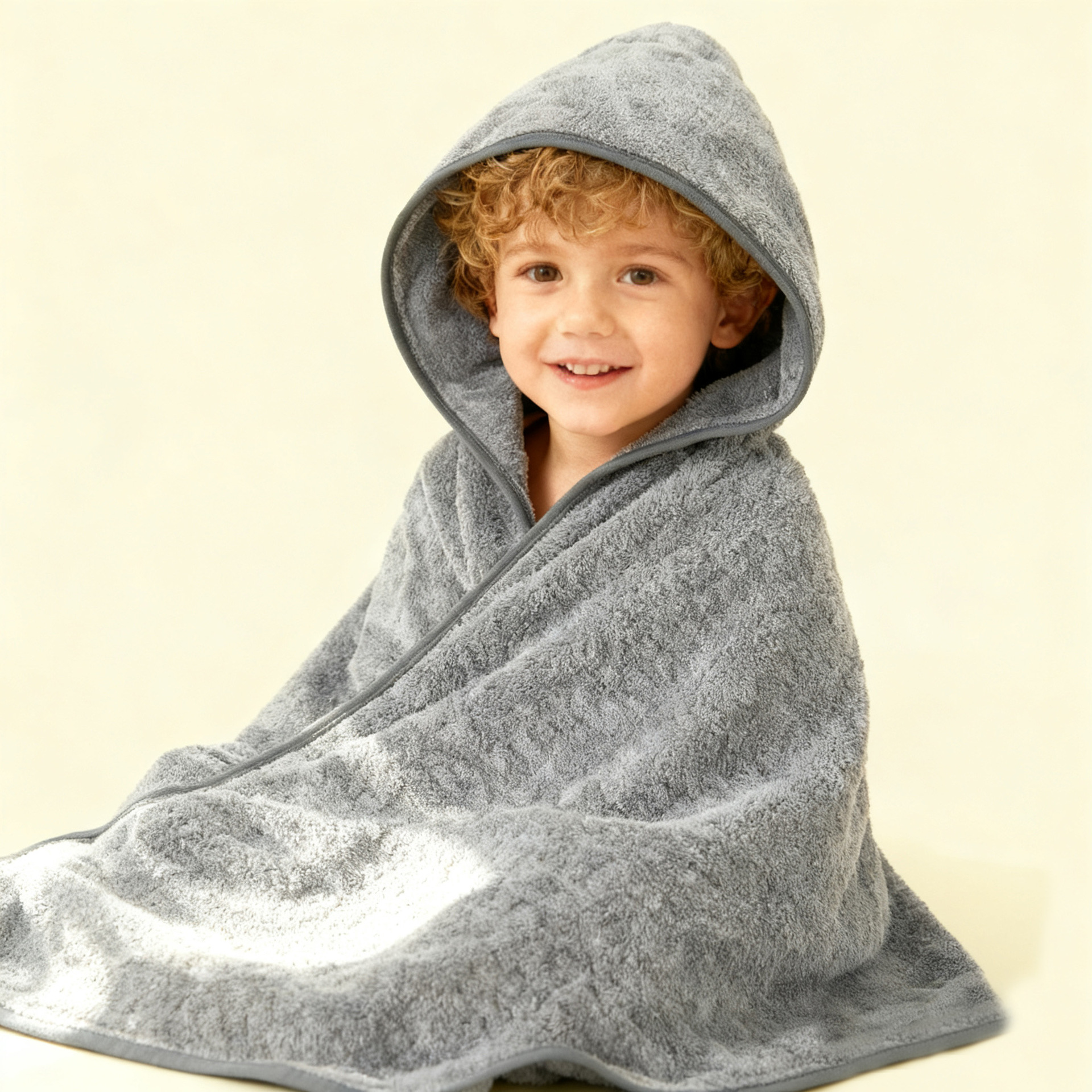 Ins Autumn and Winter Popular Baby Blanket Blanket Newborn Swaddling Bath Towel Cloak Hooded Absorbent Baby Bathrobe