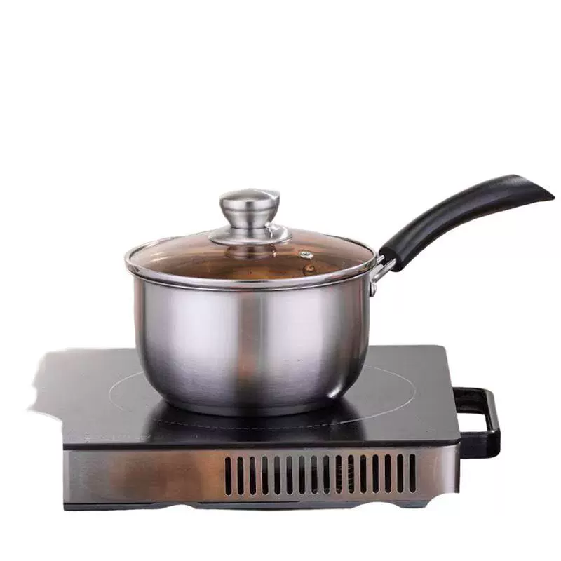 奶锅不锈钢加厚食品级家用防爆盖泡面宝宝汤锅婴儿牛奶辅食电磁炉