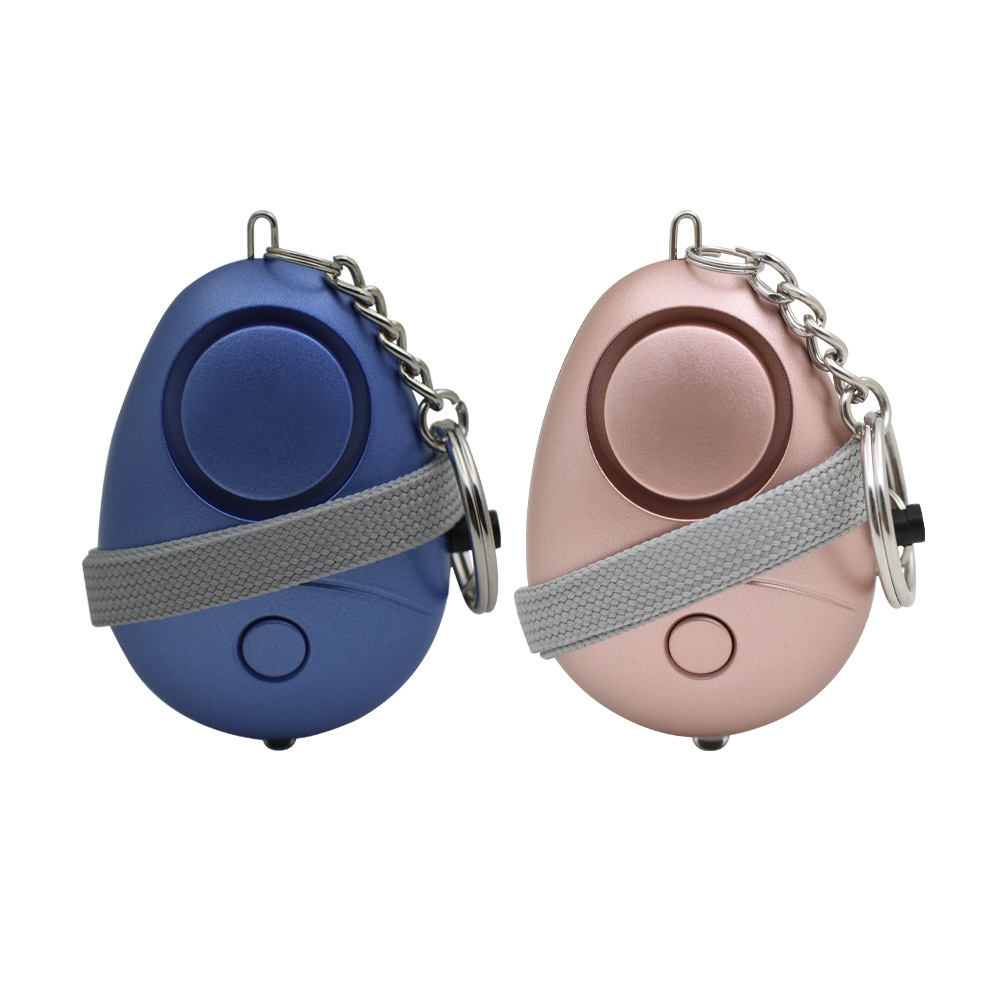 Alarma Personal de Tirador Portátil con Luz LED para Mochila y Llavero