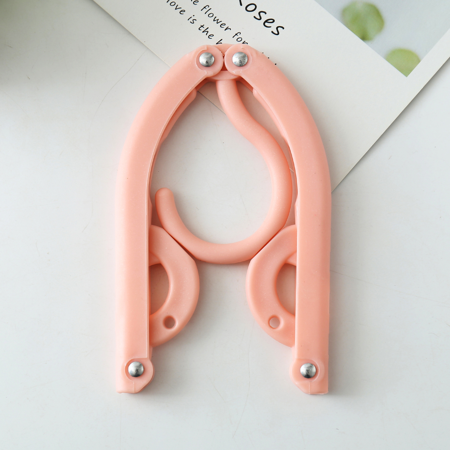 Percha plegable para ropa de viaje, percha portátil con clips para viajes de negocios y uso en hoteles【Selección Premium】