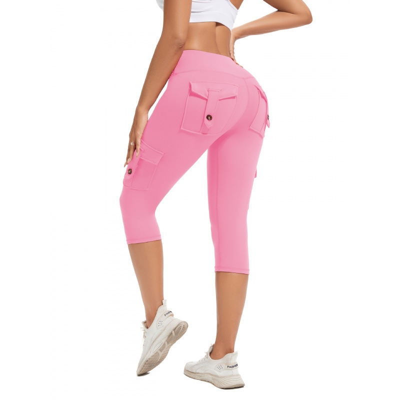 N 12665 Women& # 39;S Cargo Capris Women's Workwear Capri Pants Cross-Border New Style European and American N 12665 Women& # 39;S Cargo Capris Women's Workwear Capri Pants Cross-Border New Style European and American
