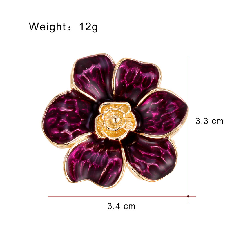 英国纪念罂粟花胸针 新品花朵滴油别针 英国国殇纪念胸花徽章|undefined