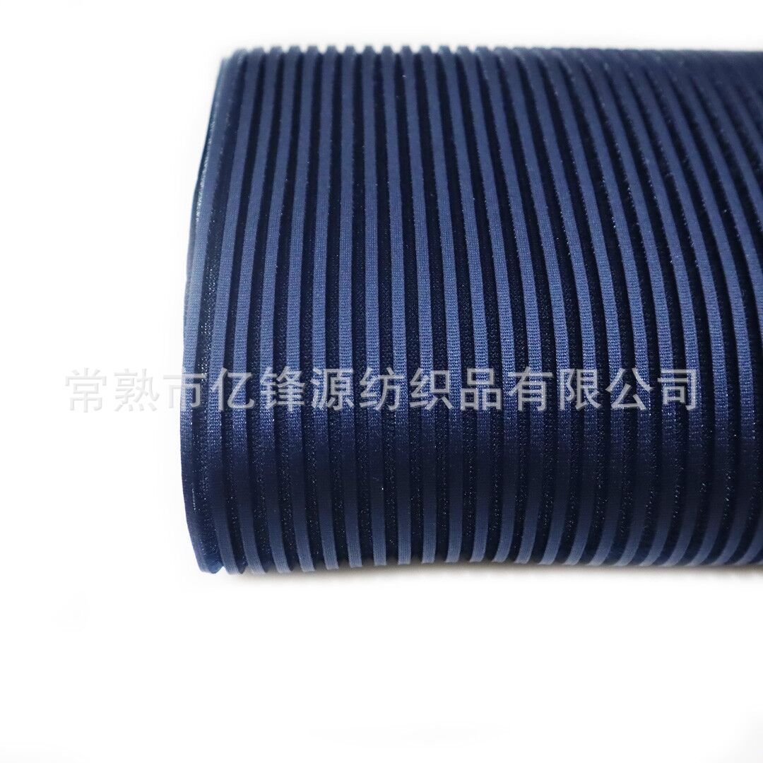 厂家销售全涤纶竖条网布    透气可洗 床垫网布