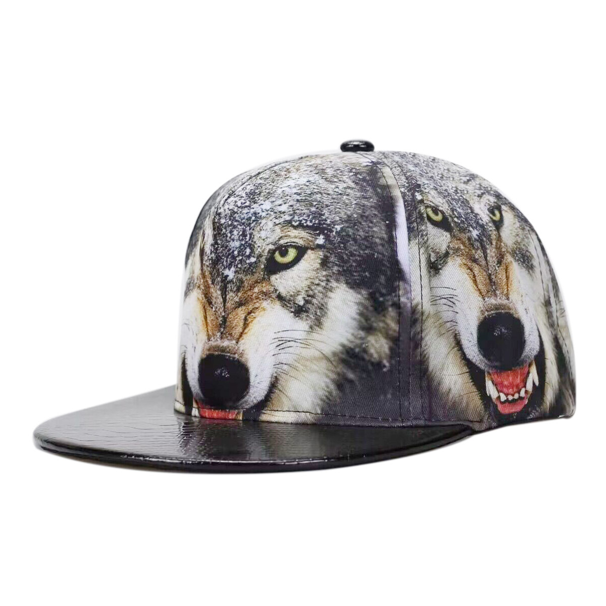 Unisex Classic Style Animal Flat Eaves Baseball Cap display picture 2