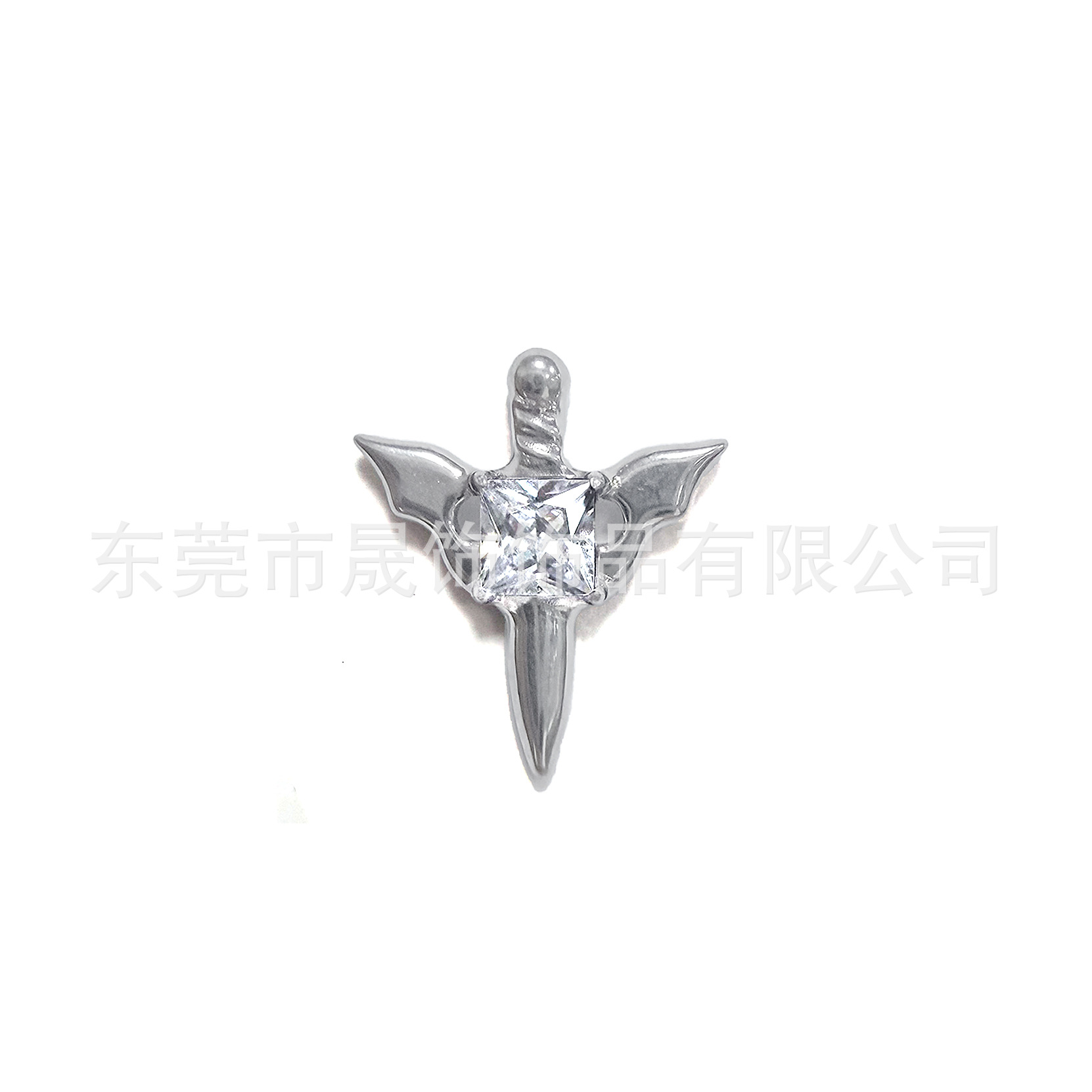 F136 Titanium Alloy 天使之剑 Ear Stud Studded 方 Cubic Zirconia Helix Cartilage Stud G23 Titanium Internal Thread Piercing Jewelry 头