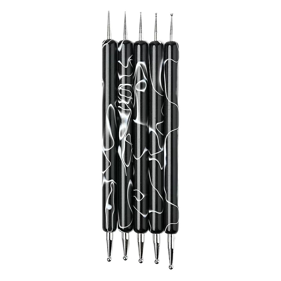 Factory direct supply acrylic ball pen nail pen drill pen pressure line pen 5 nail tools in stock