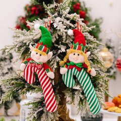 豪貝のクリスマスの装飾品の精霊の掛け物の布芸の杖の掛け物