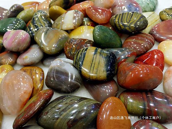 Nanjing natural rain flower stone rough pebble cobblestone five…