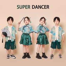 六一儿童表演服男女童汉服童装幼儿园中国风大合唱舞蹈演出服国潮