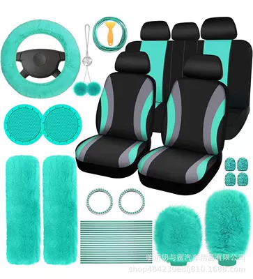 Steering wheel cover – Parts, 45-Piece Set - mint-green-set-45-pieces-38cm