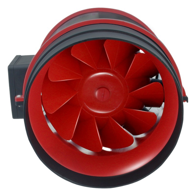 Ventilador de tubería redondo ventilador de salida negro 110V estándar americano estándar británico 220V estándar europeo 220V image 1