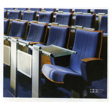 歐美式禮堂座椅歌劇院報告廳階梯教室椅折疊會議椅帶海綿翻轉座椅