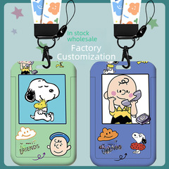Cute girl card holder student and child pick-up card work permit card holder bus access card meal card holder wholesale