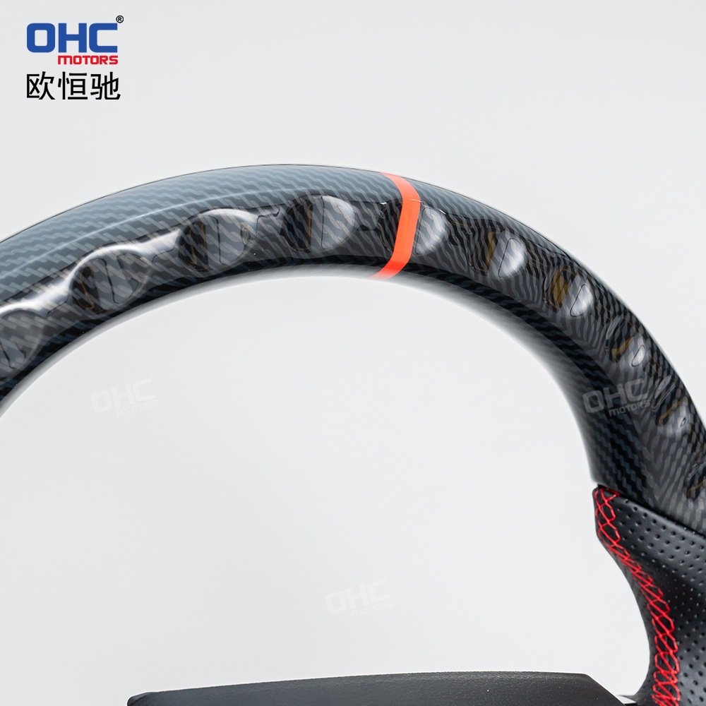 Suitable for 16-21 Models of Toyota Land Cruiser Lc200Lc300 Transfer-Printed Carbon Fiber Pattern Steering Wheel Assembly