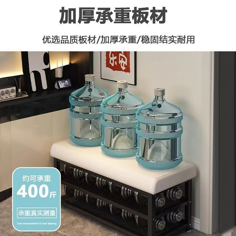 换鞋凳门口可坐网红长条凳靠墙边轻奢高级感鞋柜一体入户坐凳鞋架|undefined
