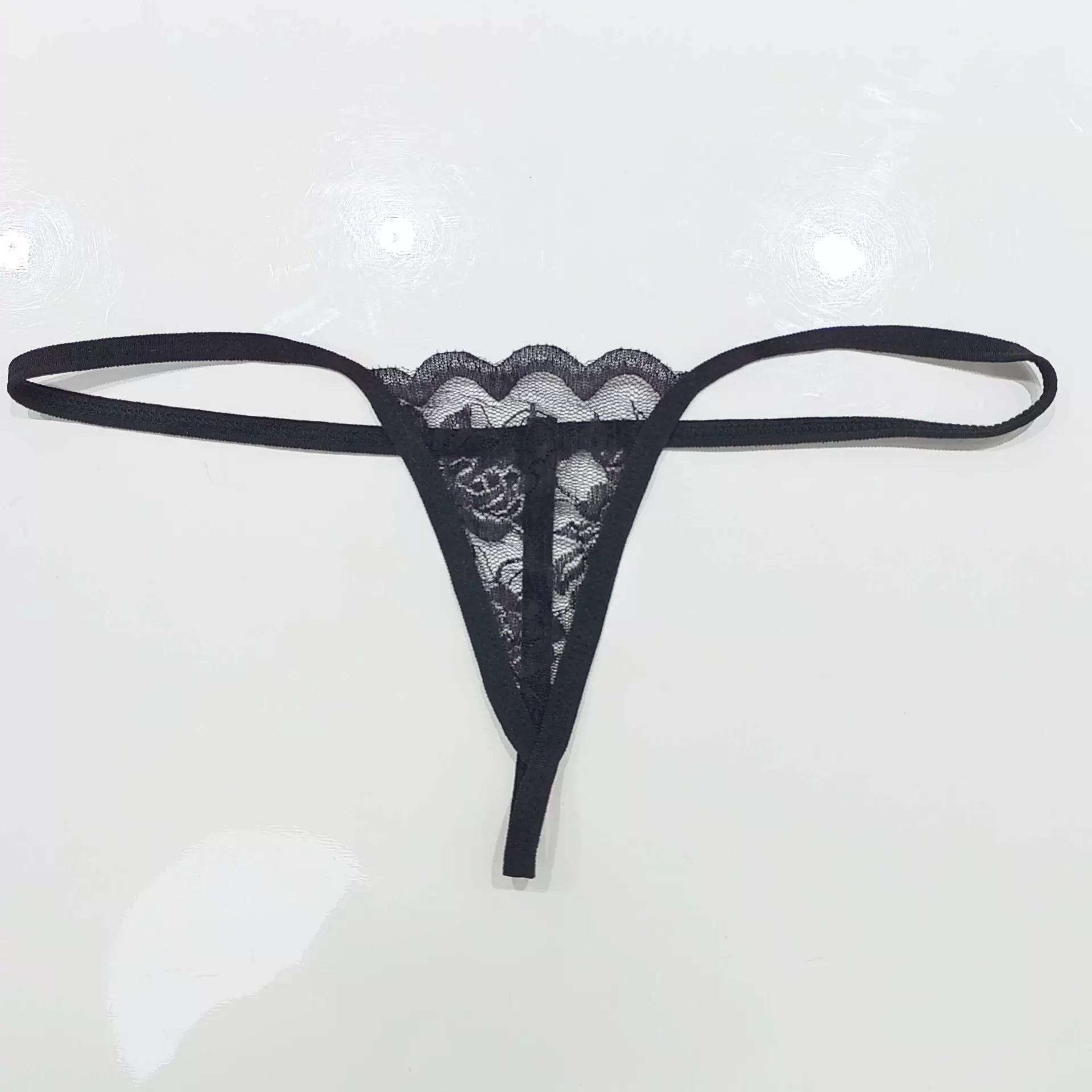 跨境情趣内裤性感女性内衣低腰迷你丁字裤女式蕾丝T裤比基尼内裤