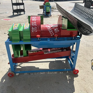 青小麦脱粒 鲜小麦脱皮青麦仁 玉米大豆皂角蒲公英种子脱粒机
