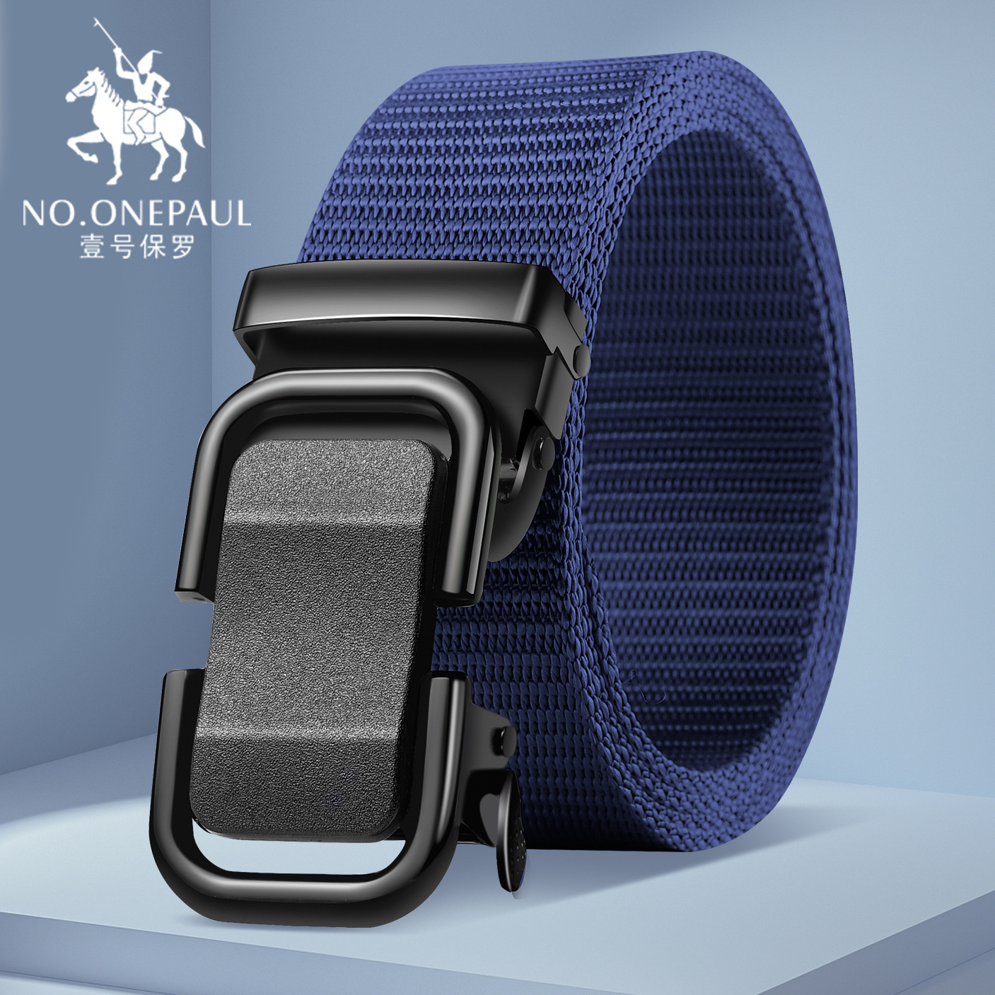 Cinturón con hebilla automática para hombre, tendencia, todo fósforo, sin perforaciones, cinturón para hombre, jeans de entrenamiento militar, pantalones tejidos, lona