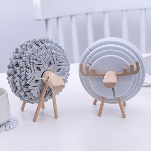 Brand creative tableware, tea cup, table table mat, decorations, sheep