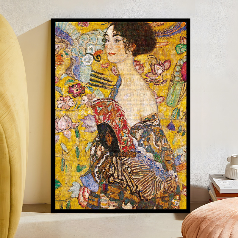 Paper Puzzle 2000 Pieces Adult Difficult Puzzle Decompression Large Landscape Oil Painting Puzzle Custom Manufacturer Hot Sale