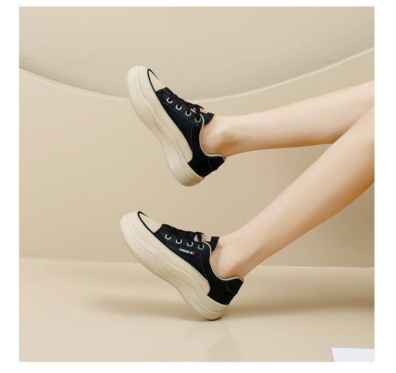 Modische Plateau Sneaker Für Damen Atmungsaktive Freizeitschuhe_voghion.com