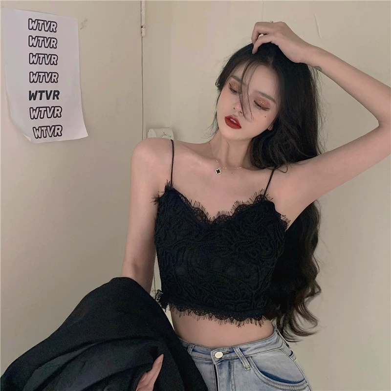 Top lace with cups for eyelashes, T-shirt, underwear, интернет-звезда, красивый спина, для маленького жилета