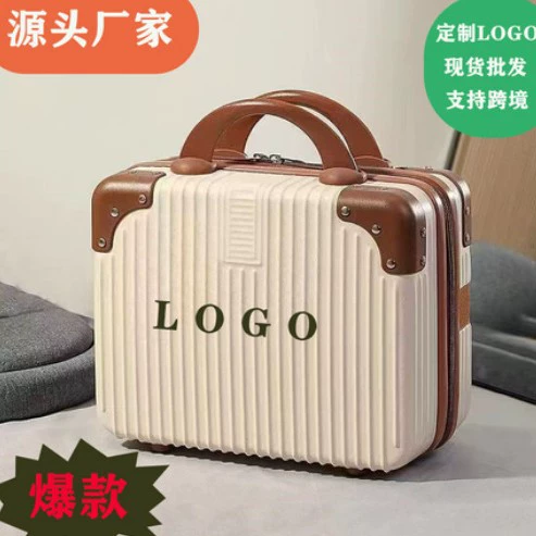 Чемодан 14-дюймовый чемодан косметическая сумка для подружек невесты ручной подарок маленький легкий проездной документ мини-ящик для хранения