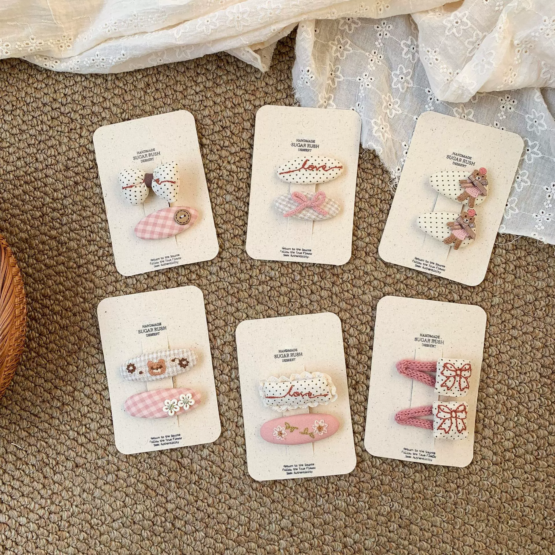 蔗梨童装女童发夹卡通甜美2026新款儿童发卡刘海BB夹女宝发饰配饰