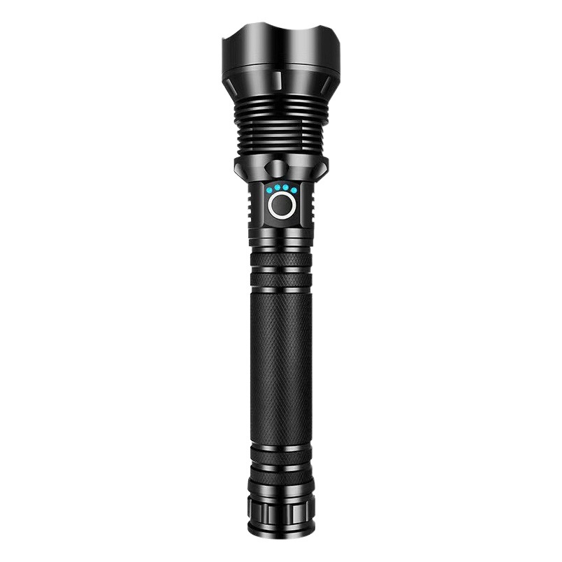 Quad-Core P70 linterna fuerte luz recargable hogar al aire libre Super brillante LED reflector al aire libre alargado zoom Luz image 1