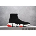 Second Generation Sock Shoes in Black White Red