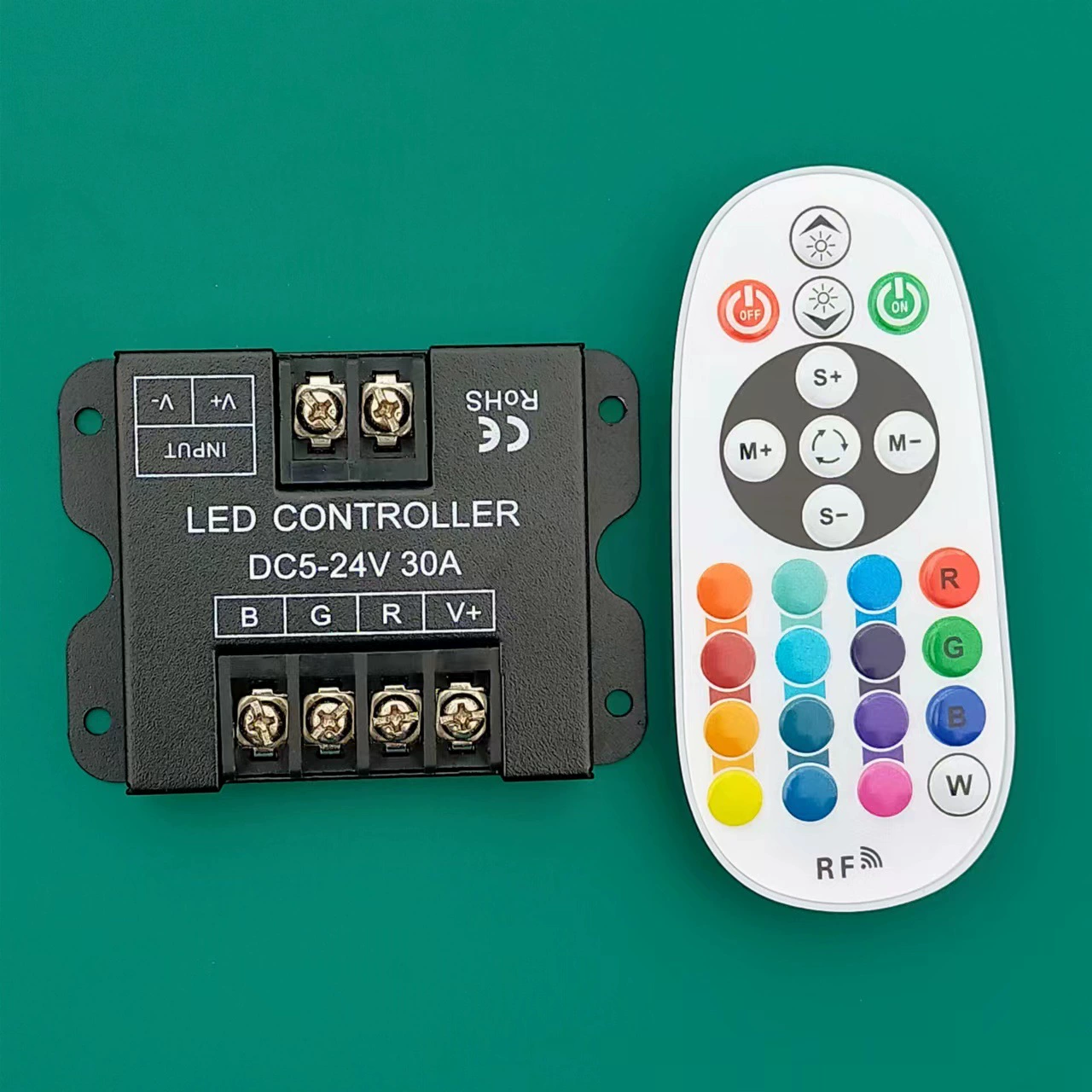 Wireless LED light strip, controller, 23 keys, remote control