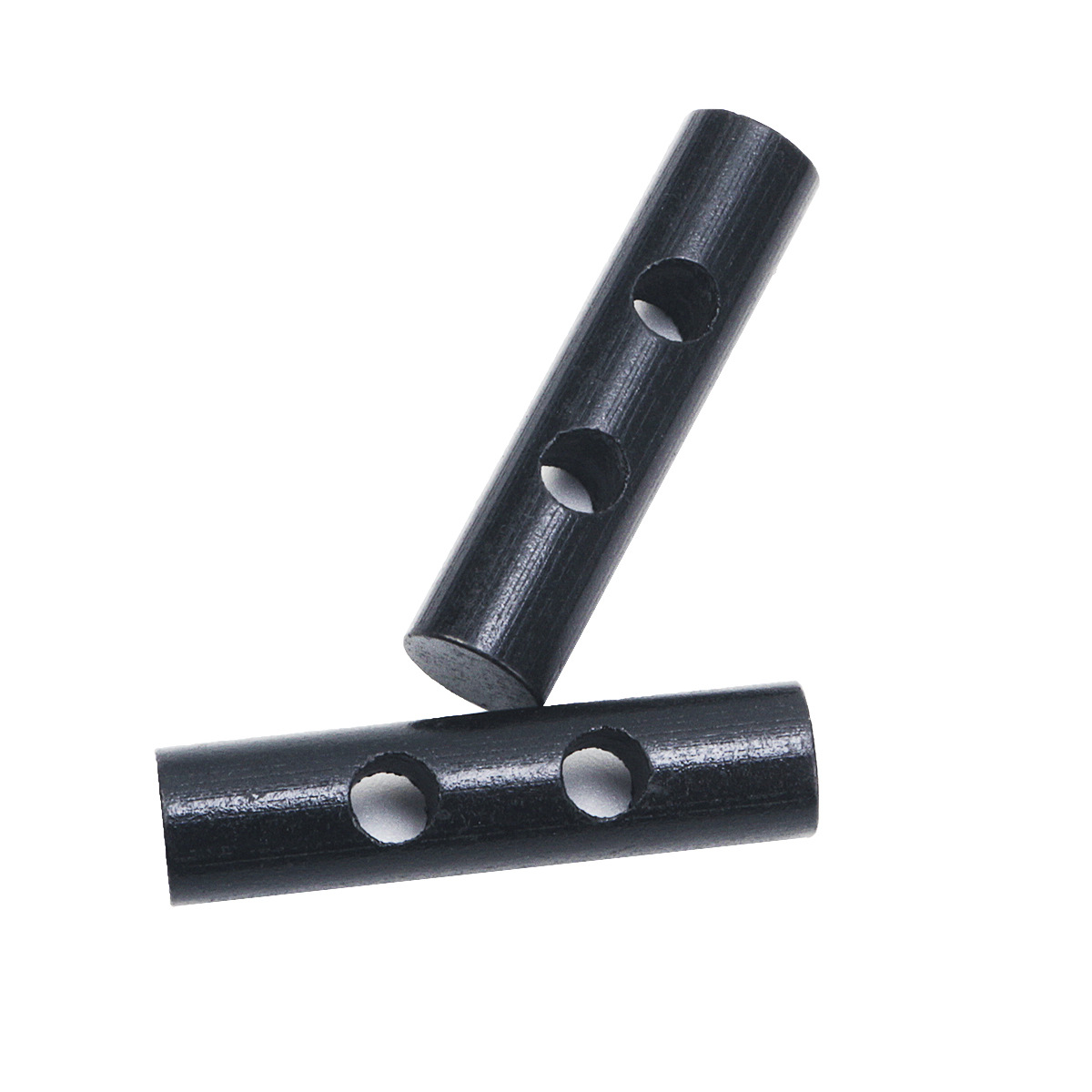 barra de magnesio de supervivencia al aire libre con dos agujeros, pedernal perforado mini, accesorio de pulsera tejida especial para camping