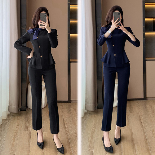 Korean new suit overalls professional temperament female professional temperament beautician high-end beauty salon 6657