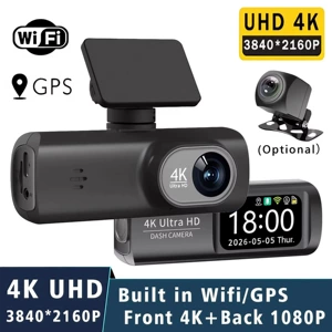 4K videoqeyd, HD ön-arxa ikili qeyd, WiFi telefon bağlantısı, V22C ikili linzalı kamera