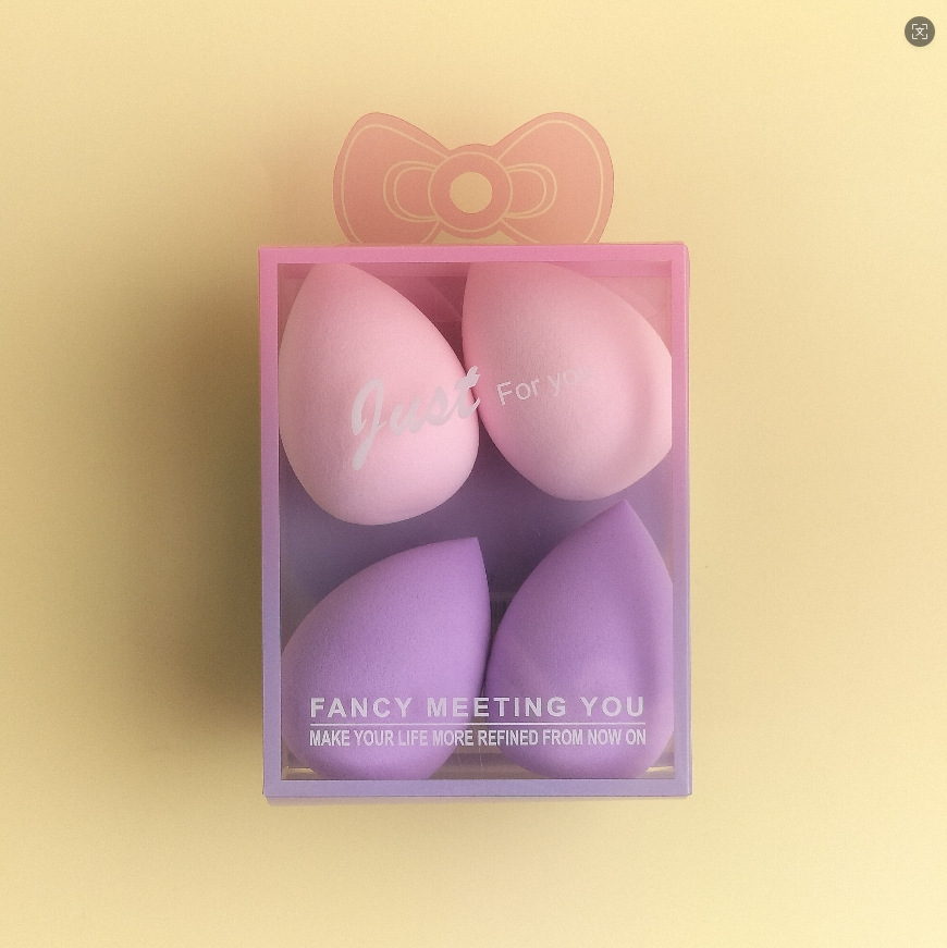 Cosméticos de belleza UV impresa arco colgante mascota caja de almacenamiento transparente polvo de maquillaje huevo mascota caja de almacenamiento transparente