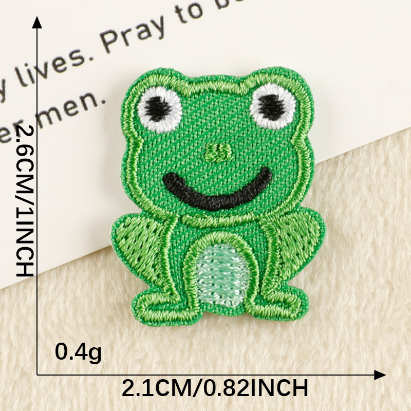 パッチ韓国刺繍パッチクリエイティブ漫画動物食品バッグ DIY アクセサリー한국Wappen パッチ布パッチ|undefined
