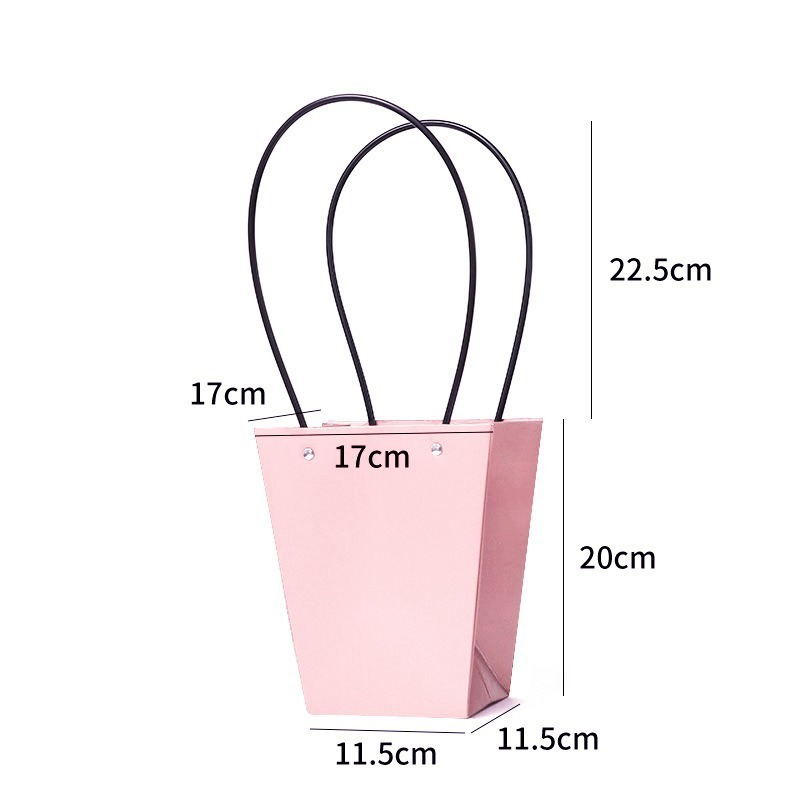 Bolsa para arreglos florales de PVC transparente, impermeable, de plástico, para regalo, bolsa de transporte para ramos de flores, bolsa de embalaje para floristería, materiales florales al por mayor