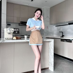 (in Stock for Quick Delivery) Holiland Workwear Holiland Workwear Suit Holiland Uniform Slimming Hot Girl Short Skirt