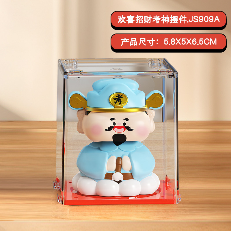 2 pulgadas energía solar mini gatos de fortuna mini mini mini oficina de escritorio suministros de automóviles decoración