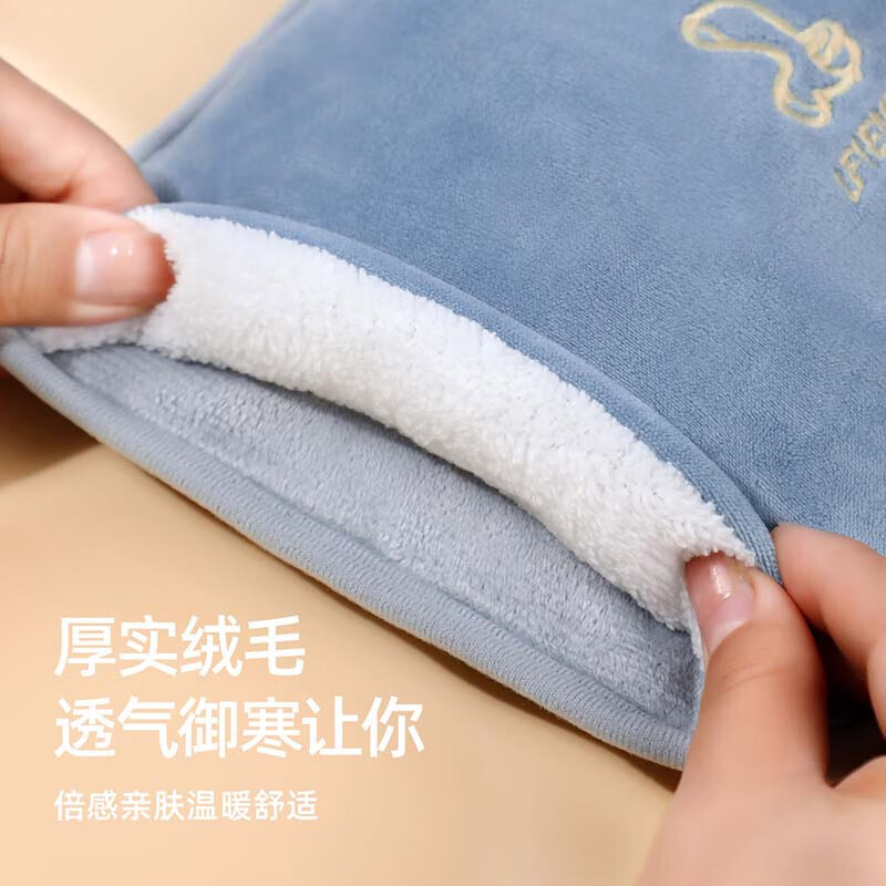 Zhigao bolsa de agua caliente, bolsa de agua caliente recargable, bolsa de agua caliente a prueba de explosiones, bolsa de calentamiento eléctrico, bolsa de calentamiento eléctrico de peluche gruesa.