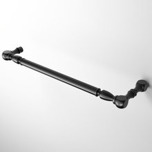 欧式设计铸件部分实心不锈钢高端质感淋浴房/玻璃门单边带头拉手