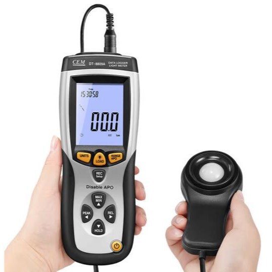 华盛昌DT-8809照度计DT-8808照度检测仪DT-8809A光亮度测试仪